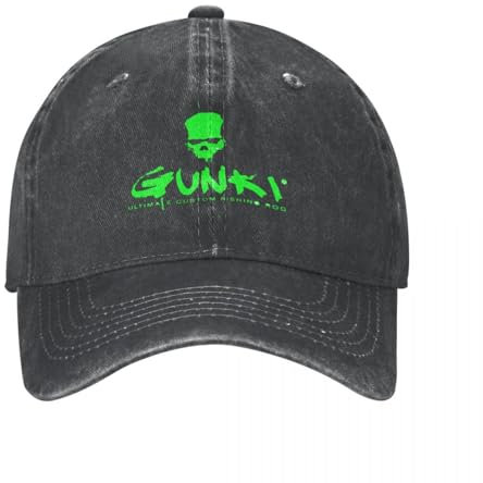 YANIUIE Gunki Angeln Liebhaber Baseballmütze Vintage Distressed Washed Snapback Cap Unisex Outdoor Sommer Caps Hut Geschenk