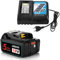 Moticett Batteria di ricambio per Makita 18V 5.5Ah+3A Caricabatterie per Makita 18V BL1850 BL1840 BL1830 BL1820 BL1815 e Caricabatterie DC18RA DC18RC DC18RD (Nero)