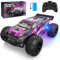 Voiture Télécommandée Tout Terrain, 2.4GHz Voiture Radiocommandée de Course Rechargeable RC Véhicule Jouet Garçon Fille 6 7 8 9 10 11 12 Ans Jeux Exterieur Intérieur Cadeau Enfant Anniversaire Noël