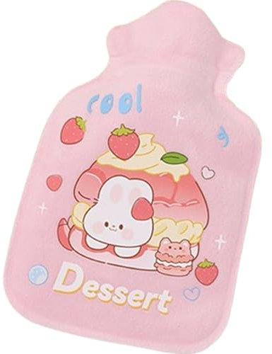 Hot Water Bag Hand Warmer, Winter Plush Hot Water Bottle, Hot Water Bottle Belt, Cute Cartoon Design Plush Hand Warmer for Kids, Ideal for School, Travel, Home Comfort, Outdoor Activities