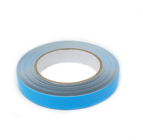 SteelFlex® 20mm Wide Steel Tape - Gloss White & Foam Adhesive (5 Metre Length) | Extra-Wide Adhesive Steel Tape for Garage, Workshop, & Home Organization - Strong, Durable & Flexible