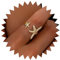 TseenYi Seestern Offener Ring Statement Gold Stern Ring Vintage Gold Seestern Verstellbarer Ring Doppel Seestern Wickelring Persönlichkeit Stern Wickelring
