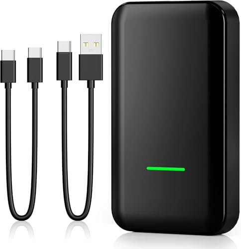 Wireless CarPlay Adapter, Bluetooth Plug & Play Car Play Dongle, USB/Type-C Wired to Wireless CarPlay Adaptor 2025, CarPlay Magic Cars Box Compatible with Cars from 2016+ and Phone iOS 10+
