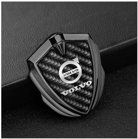 Auto Emblem für Volvo S40 S60 S80 V40 V50 V60 S90 C30 XC40 XC60 XC70 XC90 Auto Front Motorhaube Kofferraum Grille Aufkleber Logo Abzeichen Badge Abziehbilder 3D Metall Auto Ersatz Tuning Zubehör