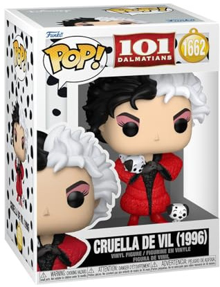Funko POP! Disney: 101 Dalmatians (1996) - Cruella De Vil | Offizieller Fanartikel und Merch - Vinyl Sammelfigur als Regal Deko - Geschenkidee zum Geburtstag für Fans und Sammler