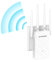 WONLINK Répéteur WiFi Puissant NE3503, Amplificateur WiFi AC1200,Répétiteur WiFi Compatible avec Les Box Internet,Double Bande WiFi Extender Couverture Jusqu'à 120㎡,Configuration WPS en Un Clic