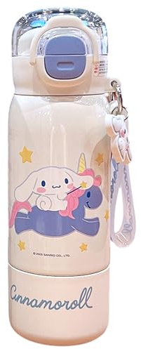 Cinnamoroll Stainless Steel Insulated Water Bottle (Spout & Straw) 380ml