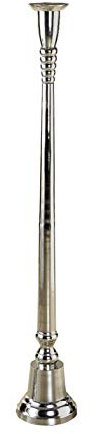 GILDE Windlicht Strap Silber, mit Glas Höhe 17,0 cm Durchm. 17,0 cm 65294
