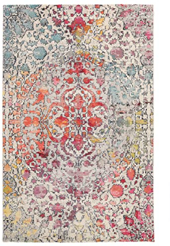RugVista, Kaleidoscope, Teppich, Mittelflor, 200 x 300 cm, Rechteckiger, Modern, Oeko-Tex Standard 100, Polypropylene, Flur, Schlafzimmer, Küche, Wohnzimmer, Multi, Mehrfarbig