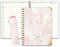 Kombinationsplan und Aufzeichnungsbuch: Ein effizientes 21,6 x 27,9 cm Buch für Stundenpläne und Notenstufen kombiniert W101 und R1010 (PR7-10) Rosa Marmor