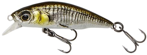 Savage Gear 3D Sticklebait Twitch - Wobbler, Größe/Gewicht/Farbe:4.5cm / 4g / Ayu Green Silver