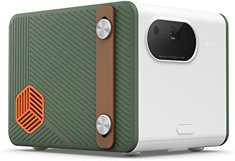 BenQ GS50 1080p Wireless Outdoor Projector | Extra Bass Bluetooth Speaker | IPX2 Splash & Drop Resistant | WiFi | Android TV | Chromecast & AirPlay | Auto Focus | 2D Keystone | HDMI | USB-C