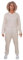 FERRUCCI COMFORT Pyjama sanitaire à fermeture éclair arrière à manches longues en coton pour femme - 9012, Blanc, XXL