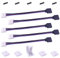 LITAELEK LED Strip Verbinder 5 polig für 10mm Breite SMD 5050 RGBW LED Streifen Eckverbinder LED Band Schnellverbinder LED Stecker Adapter LED Stripe Verlängerung LED Controller Anschlusskabel- 17cm