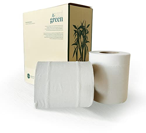 UniGreen Premium 3 strati | 250 fogli di carta igienica in bambù | ecologica | biodegradabile | anallergica | durevole | resistente | inodore | assorbente | certificato FCS | ideale per la casa