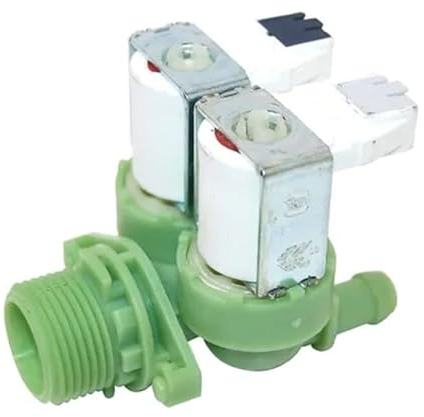 BSSTORE Elettrovalvola 2 Vie 180° Per Lavatrice Compatibile Con Vari Marchi E Modelli Equivalente A 41018989