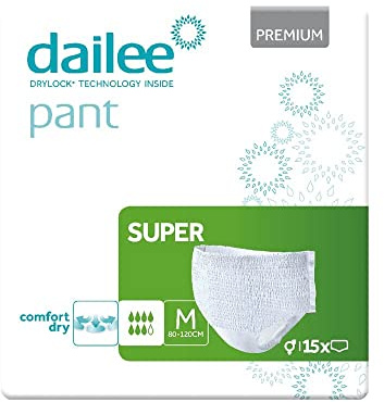 Dailee Pant Premium Super M, 15 Stück