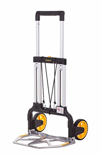 STANLEY Carrello Portapacchi in Alluminio FATMAX 706, Pieghevole ed Ultracompatto, Portata 125kg