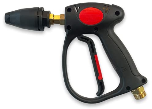 M&M Smartek Pistole Dreckfräse für/kompatibel zu Kärcher Kränzle M22 AG oder Quick Connect Profi Kalt- Heißwasser Rotordüse Hochdruckreiniger (1 Variante)