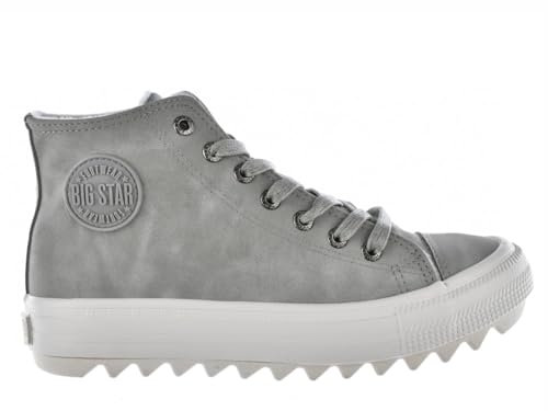 Big Star - Big Star Damenschuhe Turnschuhe EE274114 BIG TOP Grau - EE274114 - 37