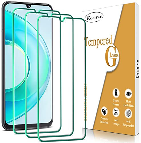 Kesuwe [3 Stück] Schutzfolie für Samsung Galaxy A41, Frei von Kratzern, Blasenfrei, 9H Härte, Ultrabeständig, Ultra-HD Displayschutzfolie, Einfache Installation