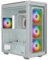 XPG Battlecruiser II Mid-Tower ATX PC Gaming Case: impulsado por exoesqueleto, estética, Flujo de Aire eficiente, radiador de 420 mm, Soporte para GPU, gestión de Cables, Blanco