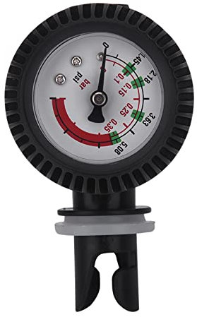 QANYEGN Kajak-Luftdruckmesser, Schlauchboot-Luftdruckmesser, Nylon-Kanu-Manometer Für Kajak-Flöße