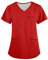Kasaks Altenpflege Damen, Uniformen Pflege Kasack Damen Kasack Damen Pflege Arbeitskleidung Pflege Damen, Schwesternkittel Kasack Damen Pflege Günstig Kasacks Damen, Arbeitskittel Damen(2-Red,L)