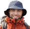 TOP-EX wasserdichte Regenhüte für Herren & Damen, Allwetter Outdoor Safari Hut faltbar, UPF 50 Golf Eimer Sonnenhüte zum Angeln, Wandern, Trekking, verstellbar & Winddicht L/XL Schwarzblau