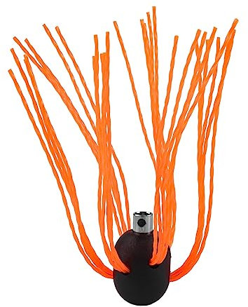 arlote Schornstein Feger BüRste,Flexible Kamin Werkzeug Reinigungs BüRste Rotations Reiniger BüRsten Kopf für die Reinigung Von Kamin AbzüGen
