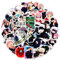 Zhongkaihua Anime Stickers Gojo Satoru/Itadori Yuji/Fushiguro Megumi, 50PCS Aufkleber Pack Wasserdichte Stickers, für Laptop Computer Telefon Wasserflaschen Auto