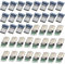 RUNCCI-YUN 40 PCS USB 3.1 Type-C Connector USB C Type-C Soldering Jack, USB Type C Panel Mount Connector 24P PCB Board Support Module
