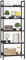 APPOLYN Bücherregal Mit 5 Ebenen, Heimbüro, Bücherregal, Aufbewahrungs-Organizer, Industrielles Design, Für Schlafzimmer, Wohnzimmer Und Heimbüro, 60 x 30 x 153.5cm, Schwarz