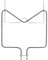 ensipart Unterhitze für Backofen kompatibel mit Bauknecht C00857528 Sahterm W11613466 Heizung unten kompatibel mit 488000857528
