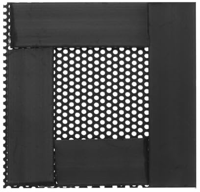 sourcing map 5PCS PC Dust Filter, 40mmx40mm PVC Computer Case Cooler Dustproof Mesh Cover Fan Grills for Computer Chassis Speaker, Black