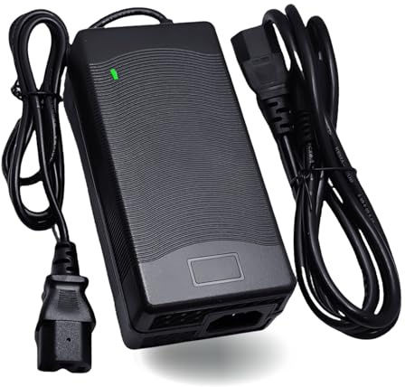 Abatinvo 60 Volt 3.0 Ampere Schnell-Ladegerät 3-Pin Blei-Säure-Batterie-Ladegerät für 60V 20AH 32AH AGM Gel SLA Big Electric Scooters & E-Bikes, eWheels EW-52 EW-54, Go-Karts, Big Toys, MotoTec 3A Fas