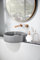 GALYON IMEX Grifo Empotrado Monomando Lavabo - SERIE OLIMPO Grifo de Latón Acabado en Oro Rosa Cepillado con Cuerpo Empotrado Directo a Pared, Diseño Moderno y Funcional.