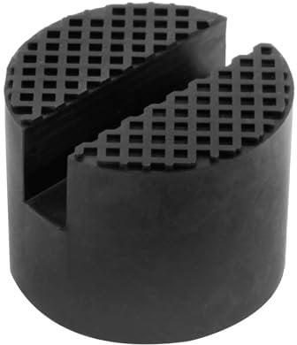Cuscino in Gomma Universale Antiscivolo per Cric e Elevatori, Auto Universale Tampone di Gomma, Auto Scanalato in Gomma, Car Jack Gomma Pad per Jack Stand, Supporto universale in gomma, Nero