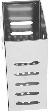 OKUMEYR Chopstick Holder Chopstick Drying Organizer Pen Holder Wall Hanging Cutlery Holder Wall Mount Utensil Holder Utensil Container Kitchen Cutlery Bucket Silver Stainless Steel