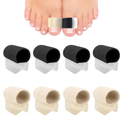 Zehenspreizer Hallux Valgus Korrektur Silikon, 8 Stück Zehentrenner Damen, Hallux Valgus Schiene Bandage, Toe Spacer, Hammerzehen Korrektur, Zehenspreizer Großer Zeh