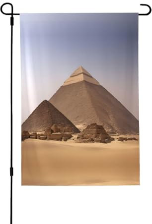 Pyramids of Egypt Landschaftsflaggen, zweiseitig, Outdoor-Flaggen, 71,1 x 101,6 cm, für Hütte und Heimdekoration