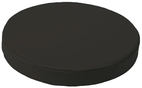 Aselbia Stuhlkissen Rund 30 cm,1er Set rutschfest & Gemütlich Sitzkissen,PVC wasserdichte Sitzkissen Rund für Wohnzimmer, Esszimmer, Büro,5cm Dicke
