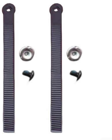 BlesConi Snowboard Ankle Ladder Strap Bindeschnallen für Snowboard und Rollschuhe, Nylon Ersatzteile mit Schrauben, 265x20mm/225x20mm/205x20mm
