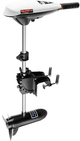 Elektro Außenborder & Außenbordmotor - 12V Elektrisch Bootsmotor 65LBS Elektromotor 5+2 Gänge Geschwindigkeit, Elektrobootsmotor für Boote bis 600 kg und 2-4m