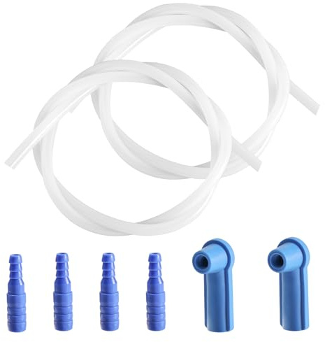 ASOFTY 2Stück Bremsflüssigkeit Schlauch Auto,1,2m Bremse Entlüften Schlauch | Bremsenentlüfter Motorrad Hose, Kupplung Blutschlauch Werkzeug Kit, Bremsentlüftungsschlauch Kit für Motorrad & Auto