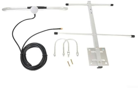 PETSTIBLE 6dBi for yagi TV Aerial 433MHz UHF with for sma Male Connector for Freeview HD Signal Booster Outdoor Use Cable