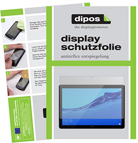 dipos I 2X Protector de Pantalla Mate Compatible con Huawei MediaPad T5 pelicula Protectora