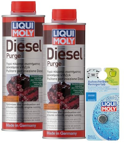 WOL Diesel Additive Injector Cleaner Liqui Moly Diesel Engine Purge 500ml - Fuel System Cleaner – DPF Diesel Cleaner 1811 – Smooth Engine Running (2 UNIT)