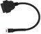 Terisass Diagnose-Scannerkabel 4-polig zum 2-Fehlercode-Lesegerät Motorrad-Scanner Passend mt07 diagnose Kabel