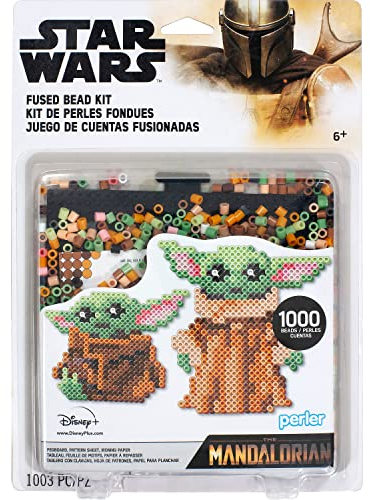 Perler 80-63090 The Mandalorian Baby Yoda Star Wars Sicherungsperlen-Set, 1000 Stück